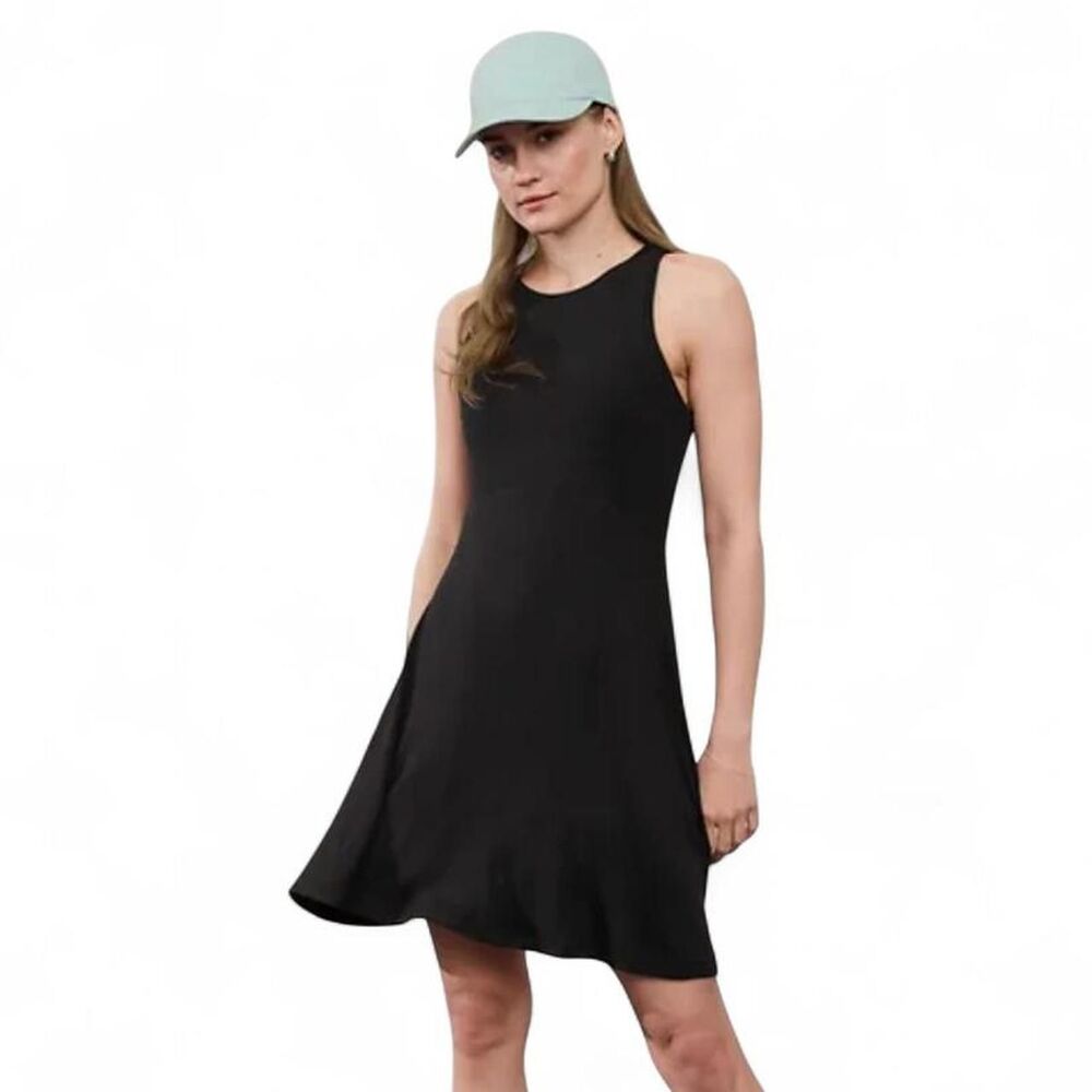 Athleta Santorini Thera Dress in Black - Size Large